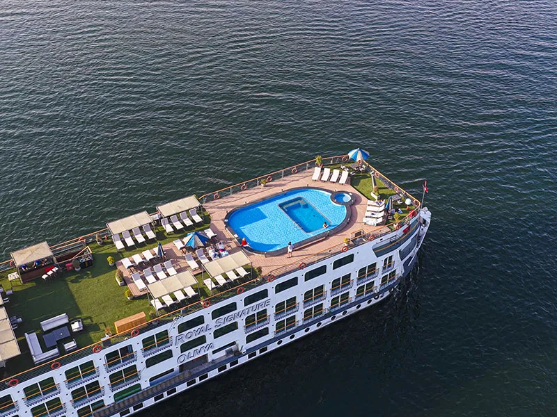 Exterior view of the Royal Signature Nile Cruise Nile cruise ship